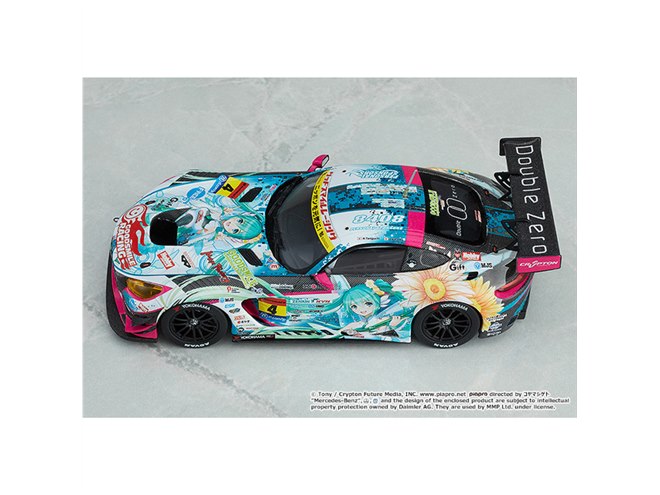 2017年Super GTのチャンピオンカー「グッドスマイル 初音ミク AMG」を