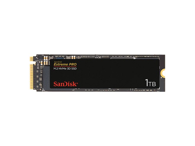 サンディスク、最大3400MB/sの高性能SSD「エクストリーム プロ M.2