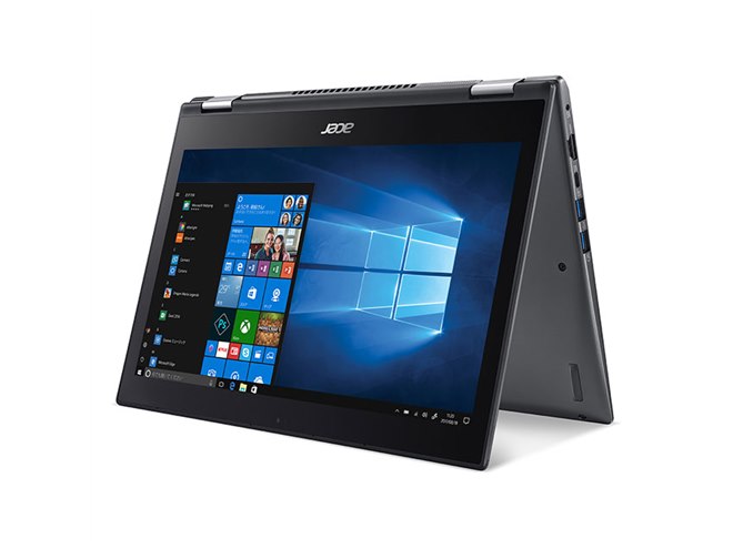 エイサー、Core i7-8550Uを搭載した画面が360度回転する13.3型モバイル