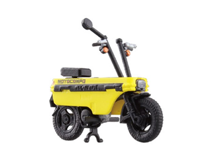 レトロ感満載の「ホンダ・モトコンポ」カプセルトイ、全5種が