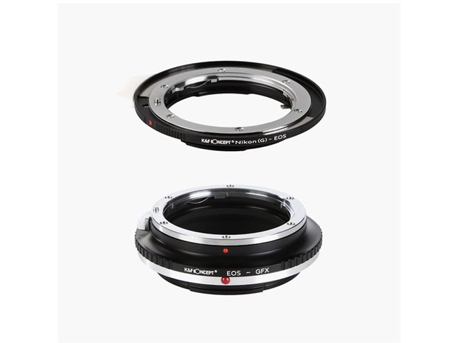 K&F Concept、富士フイルムGFX用マウント変換アダプターセット9種