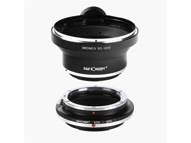 K&F Concept、富士フイルムGFX用マウント変換アダプターセット9種