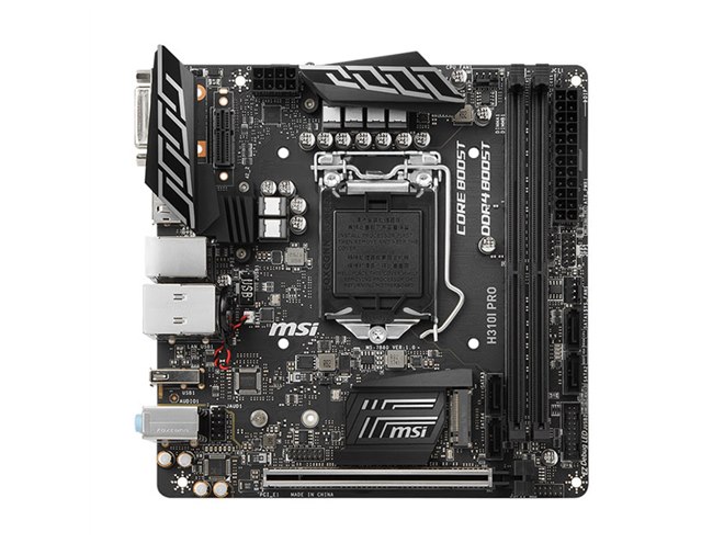 MSI、10,680円で第8世代Coreに対応したMini ITXマザー「H310I PRO