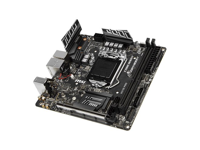 MSI、10,680円で第8世代Coreに対応したMini ITXマザー「H310I PRO