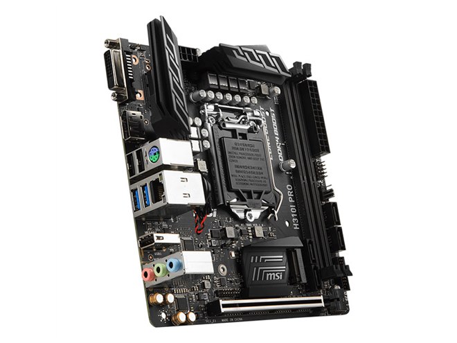 MSI、10,680円で第8世代Coreに対応したMini ITXマザー「H310I PRO