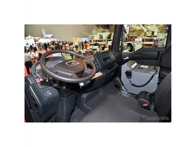 輸出仕様の多目的ポンプ車、MVF13…東京国際消防防災展2018［詳細
