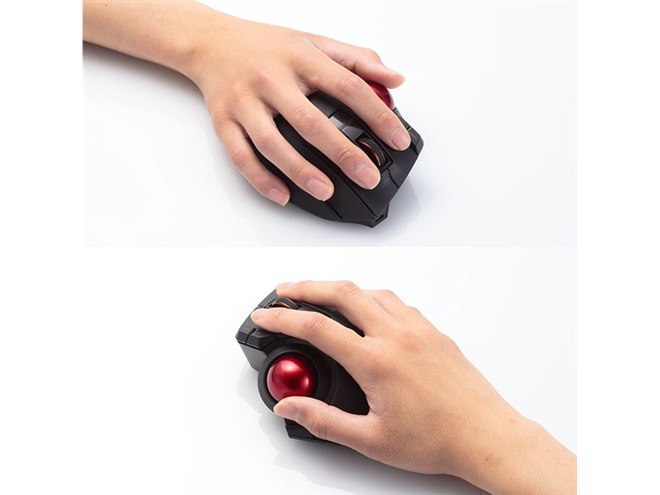 エレコム　トラックボール　M-XPT1MRXBK Amazon.com: ELECOM Trackball Mouse Wireless, Ergonomic Mouse