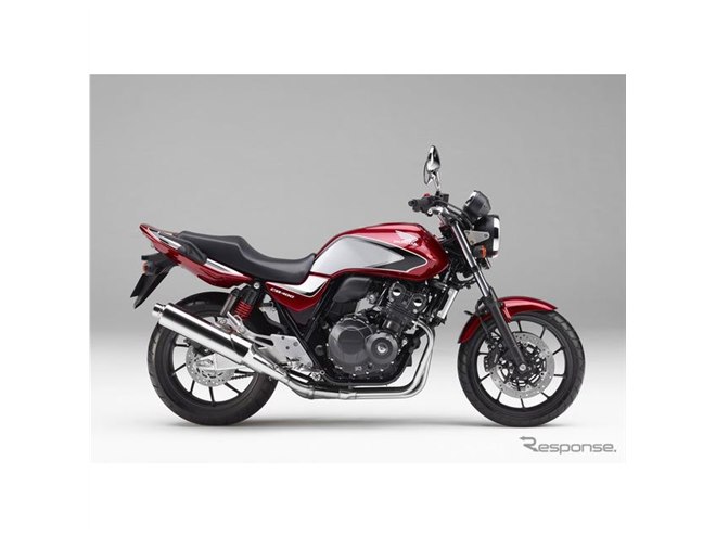 ホンダ CB400スーパーフォア、新色キャンディークロモスフィアレッドを