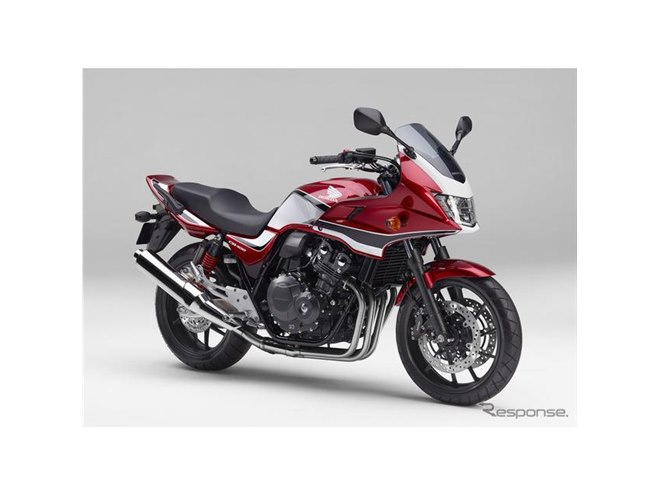 ホンダ CB400スーパーフォア、新色キャンディークロモスフィアレッドを