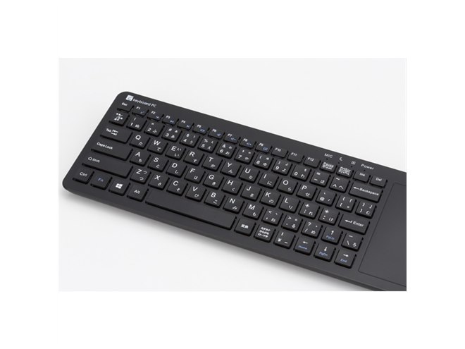 テックウインド、バッテリー内蔵の「キーボードPC」にWindows10 Pro