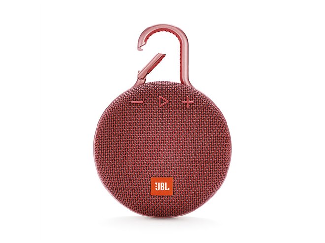 JBL、ビルトインカラビナ採用の防水ポータブルスピーカー「JBL CLIP 3