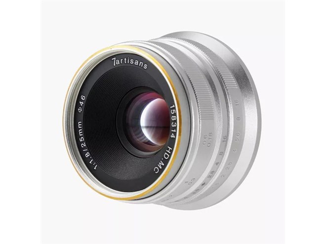 七工匠のミラーレス用交換レンズが発売、13,000円の25mmF1.8など