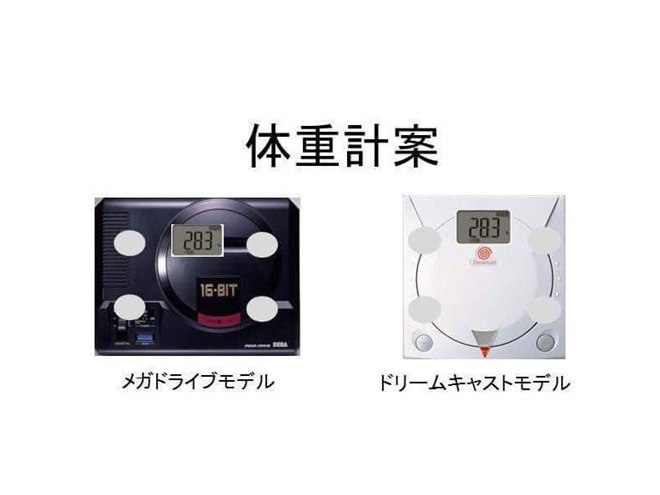 【新品未開封】タニタ セガシリーズ体組成計（メガドライブ・ドリームキャスト） セガハード体組成計 セガサターン、メガドライブ、ドリームキャストが