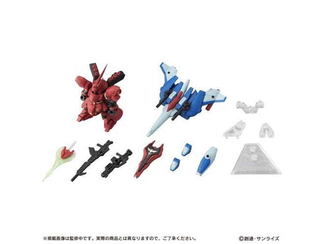 ぱる家　シャア&サザビー　スリーブ&プレイマットセット バンダイ、豊富な武装を封入した豪華セット「サザビー＆BWS