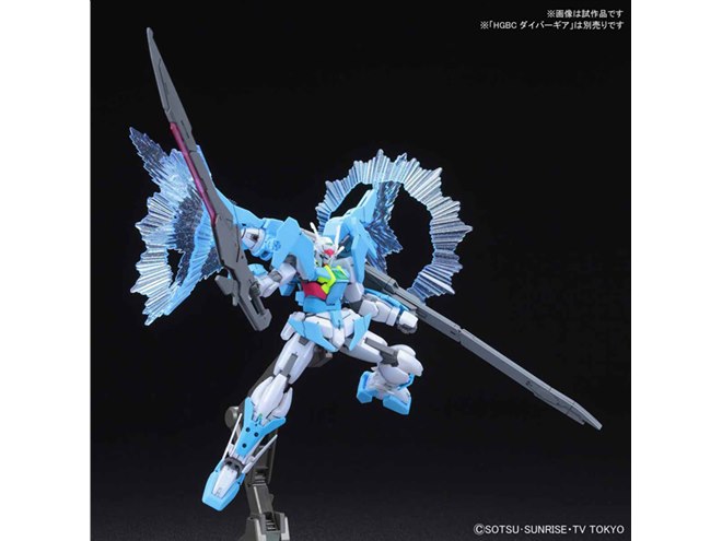 劇中登場のエフェクトパーツ付き「ガンダムダブルオースカイ」ガンプラ