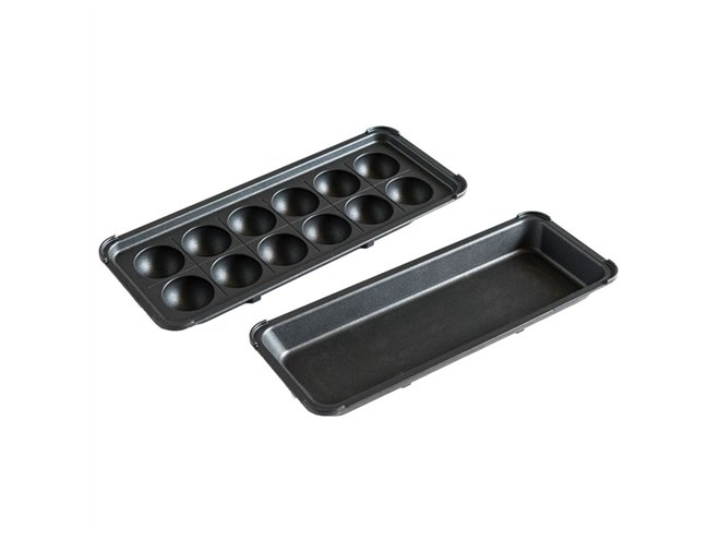 YAMAZEN、全面ヒーター搭載でムラなく焼ける「2wayスリムたこ焼き器