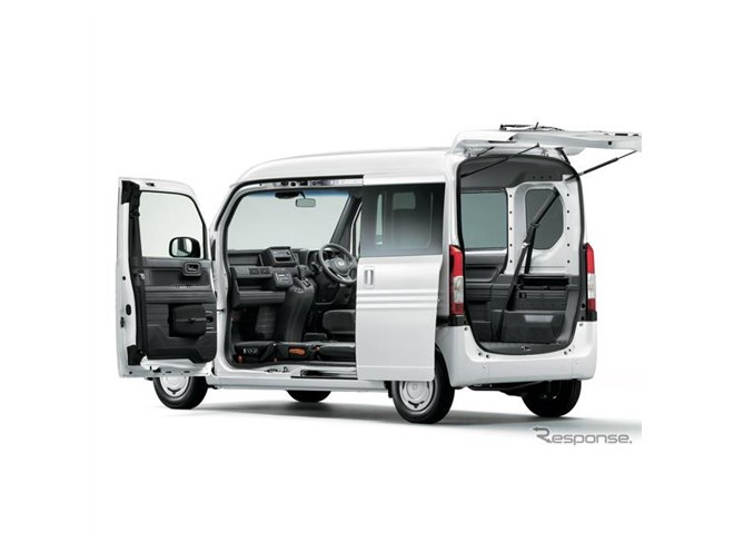ホンダ、「ダブルビッグ大開口＆フルフラット」の新型軽バン N-VAN