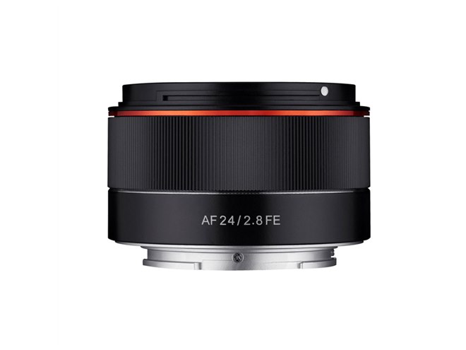 サムヤン、ソニーEマウント対応の小型・軽量レンズ「AF 24mm F2.8 FE サムヤン、ソニーEマウント対応の小型・軽量レンズ「AF 24mm F2.8 FE