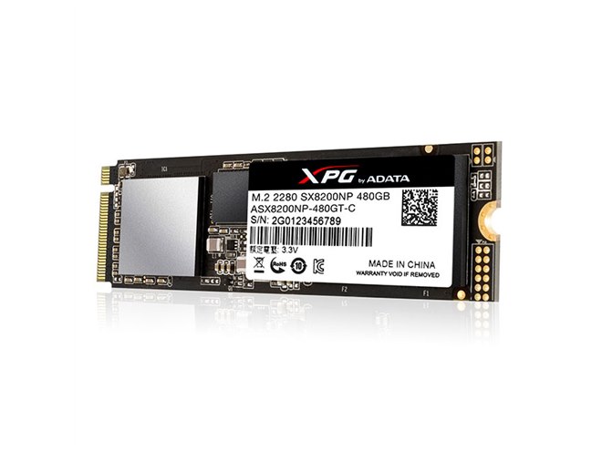 ADATA、リード最大3200MB/sのゲーミング向けM.2 SSD「XPG SX8200