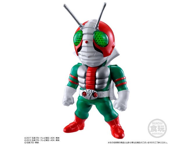 デフォルメされた「仮面ライダー」フィギュア第12弾、昭和ライダーなどが参戦 - 価格.com