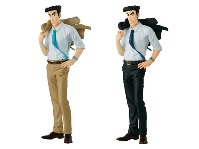 クレヨンしんちゃん」野原ひろしがダンディなフィギュアに、プライズ品