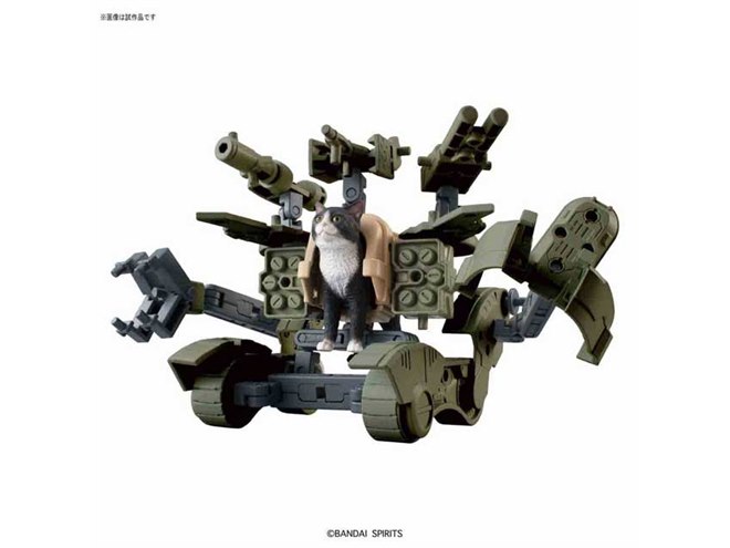 バンダイ、ねこのフィギュアを武装させる「ねこぶそう」第1弾を8月発売