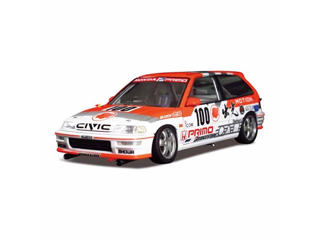 AOSHIMA、1/24スケールプラモ「ホンダ シビック EF9 Gr.A '91