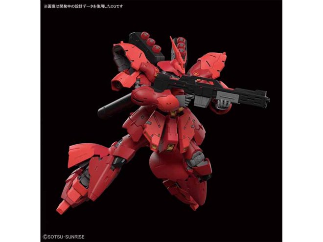 バンダイ、“1/144史上最大級のギミック”「サザビー」RGガンプラ