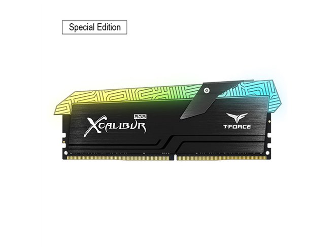Team、RGB機能対応のゲーミング向けDDR4メモリー「T-FORCE XCALIBUR
