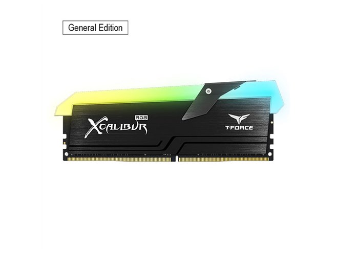 Team、RGB機能対応のゲーミング向けDDR4メモリー「T-FORCE XCALIBUR