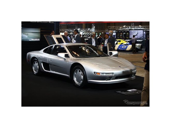 スーパーカー 日産MID4 ホーンボタン (試作品) 日産ブースにNSX？ 違う、これは幻のミッドシップスポーツ「MID4-II型