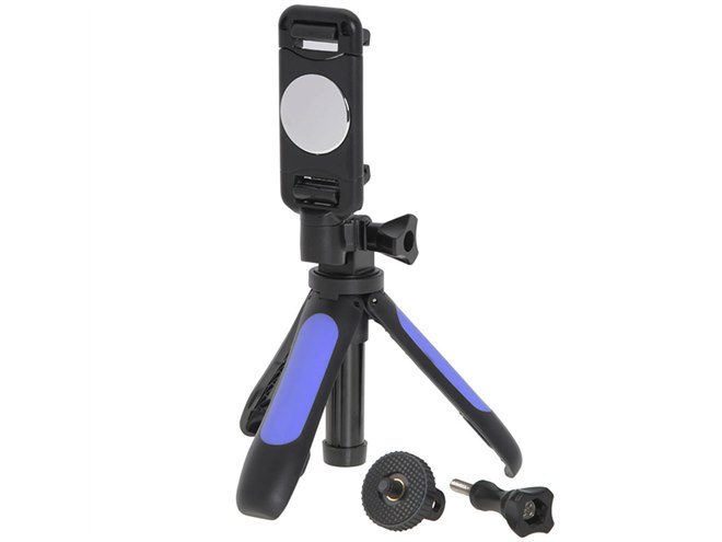 エツミ、スマホスタンド・デジカメ用テーブル三脚・アクショングリップ