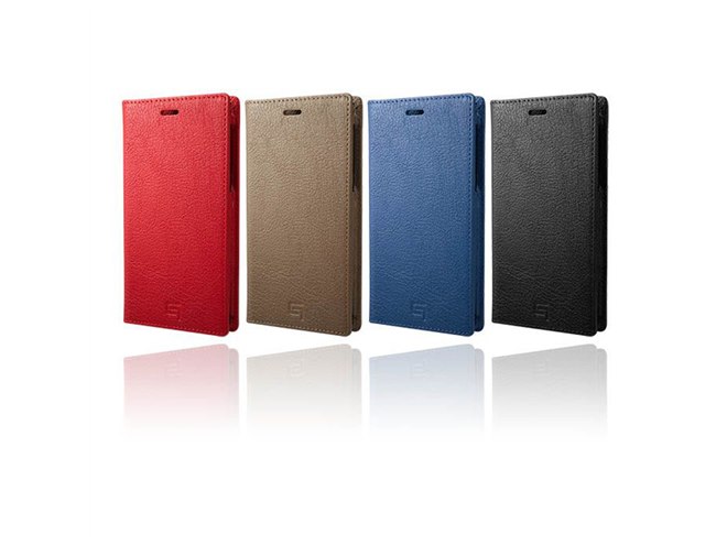 坂本ラヂヲ、「シンプルスマホ4」専用 ネックストラップ付き手帳型本革