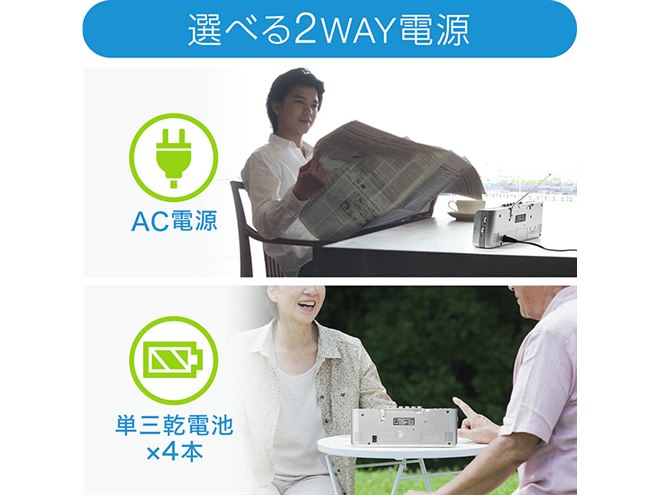 鉄道　録音テープ 楽天市場】カセットテープレコーダー 録音・再生 ELPA CTR-300