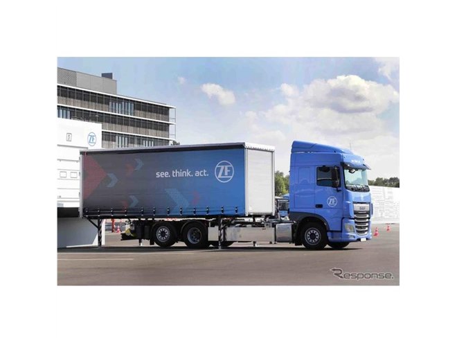 トラックが無人で搬入・荷台の脱着、自動運転と電動化技術で効率化を