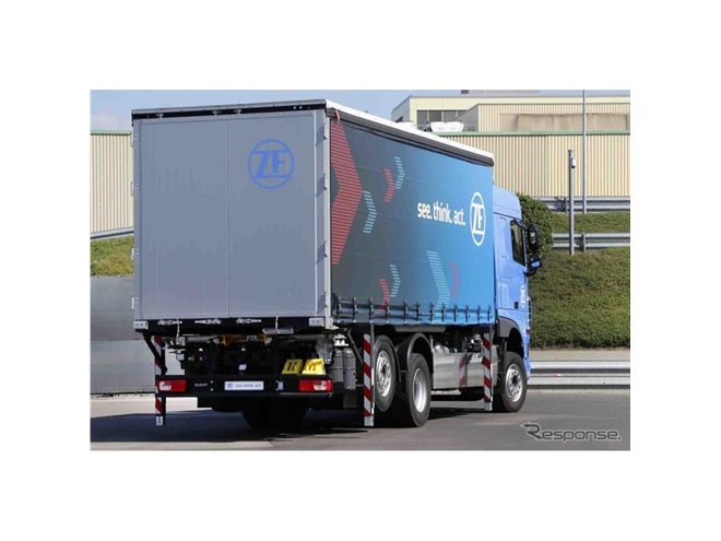 トラックが無人で搬入・荷台の脱着、自動運転と電動化技術で効率化を