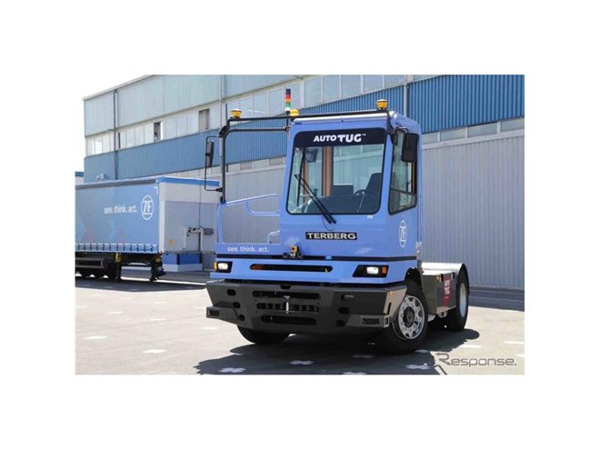 トラックが無人で搬入・荷台の脱着、自動運転と電動化技術で効率化を