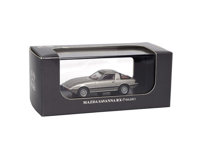 日本郵便、1/64スケールのマツダ「サバンナRX-7」とセットになった
