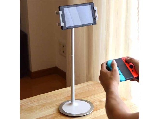 Nintendo Switchなどを固定、卓上用の伸縮ポールスタンドが2,680円で