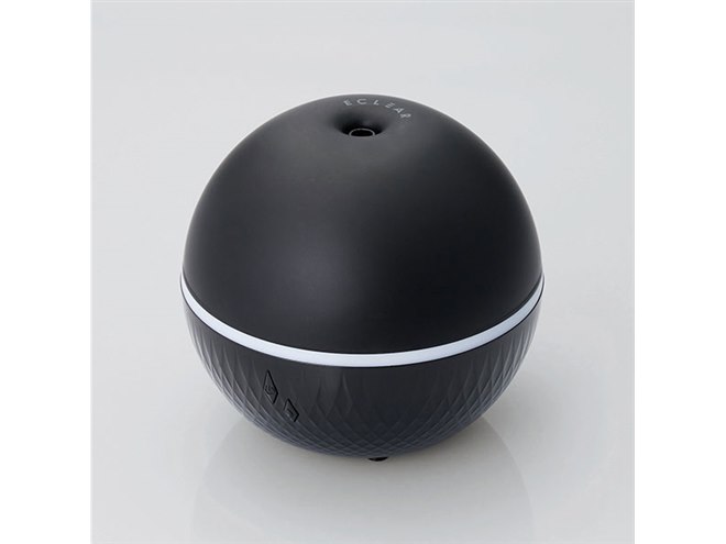 エレコム、タンク内を99.9％抗菌するアロマ加湿器「エクリア ミスト