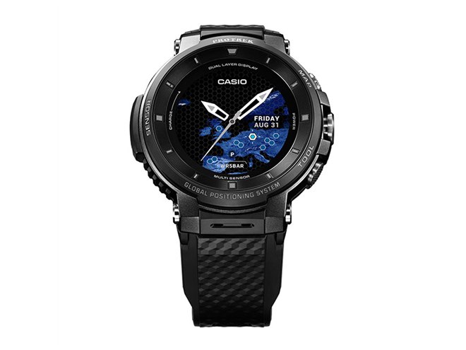 カシオ、オフライン地図やGPSを最大3日間使用できる「PRO TREK