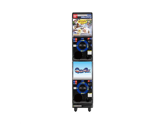 本物と同様にカプセルが出てくる、1/12サイズの「カプセルステーション