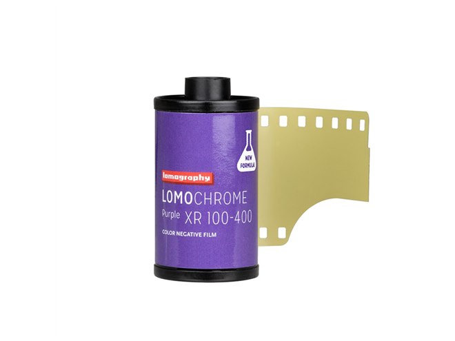 当時物　ディープパープル　ネガフィルムのみ 鮮やかなパープルとアナログ感を楽しめる「2019 ロモクローム パープル