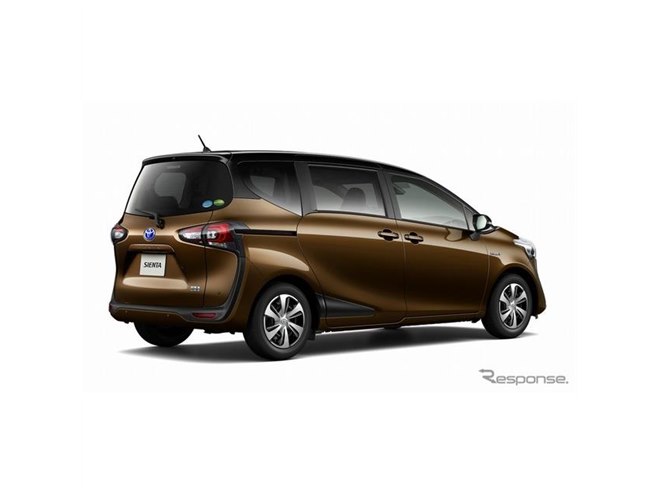 トヨタ シエンタ 改良新型、2列シート車を新設定 MTB 2台搭載可能