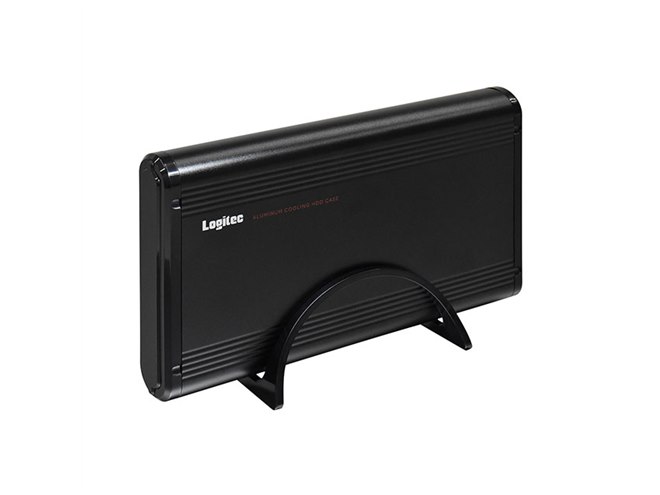 ロジテック、アルミボディを採用した3.5インチHDD対応の外付けケース