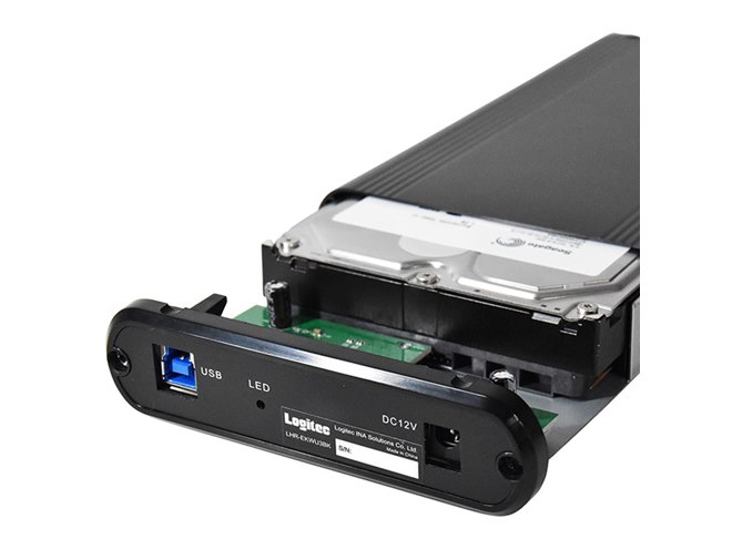 ロジテック、アルミボディを採用した3.5インチHDD対応の外付けケース