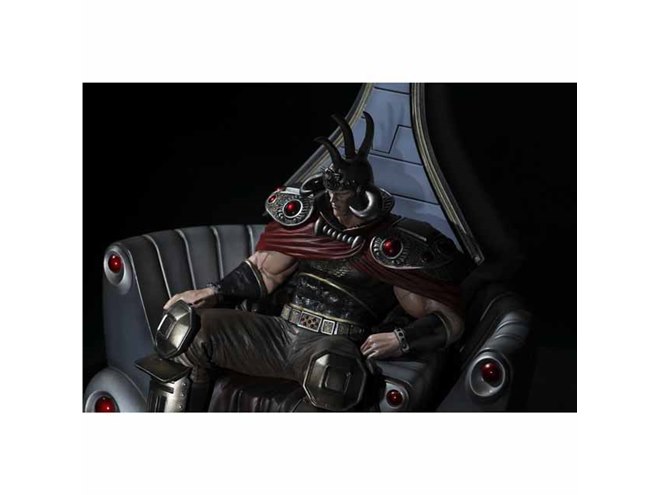 北斗の拳、リアルさを追求したフィギュア「ラオウ 玉座ver.」9月