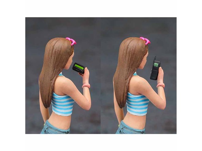 90年代ギャル”をイメージしたプラモが発売、ミニスカや厚底ブーツなど