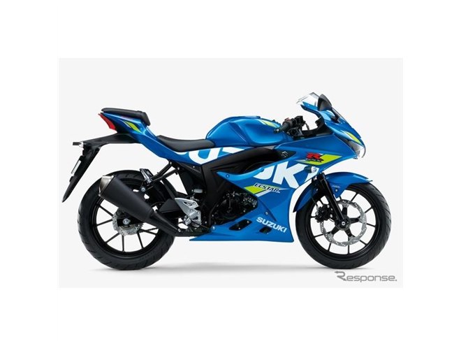 スズキ、原付2種スーパースポーツ GSX-R125 ABS のカラーリング変更