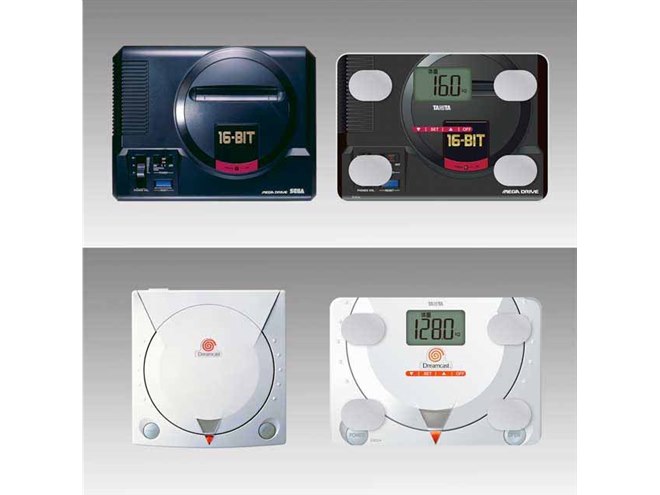 タニタ、「メガドライブ体組成計」「ドリームキャスト体組成計」を各